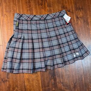 Beetlejuice Beetlejuice Plaid Pleated Skort Grey Red Black Astrid Target Large